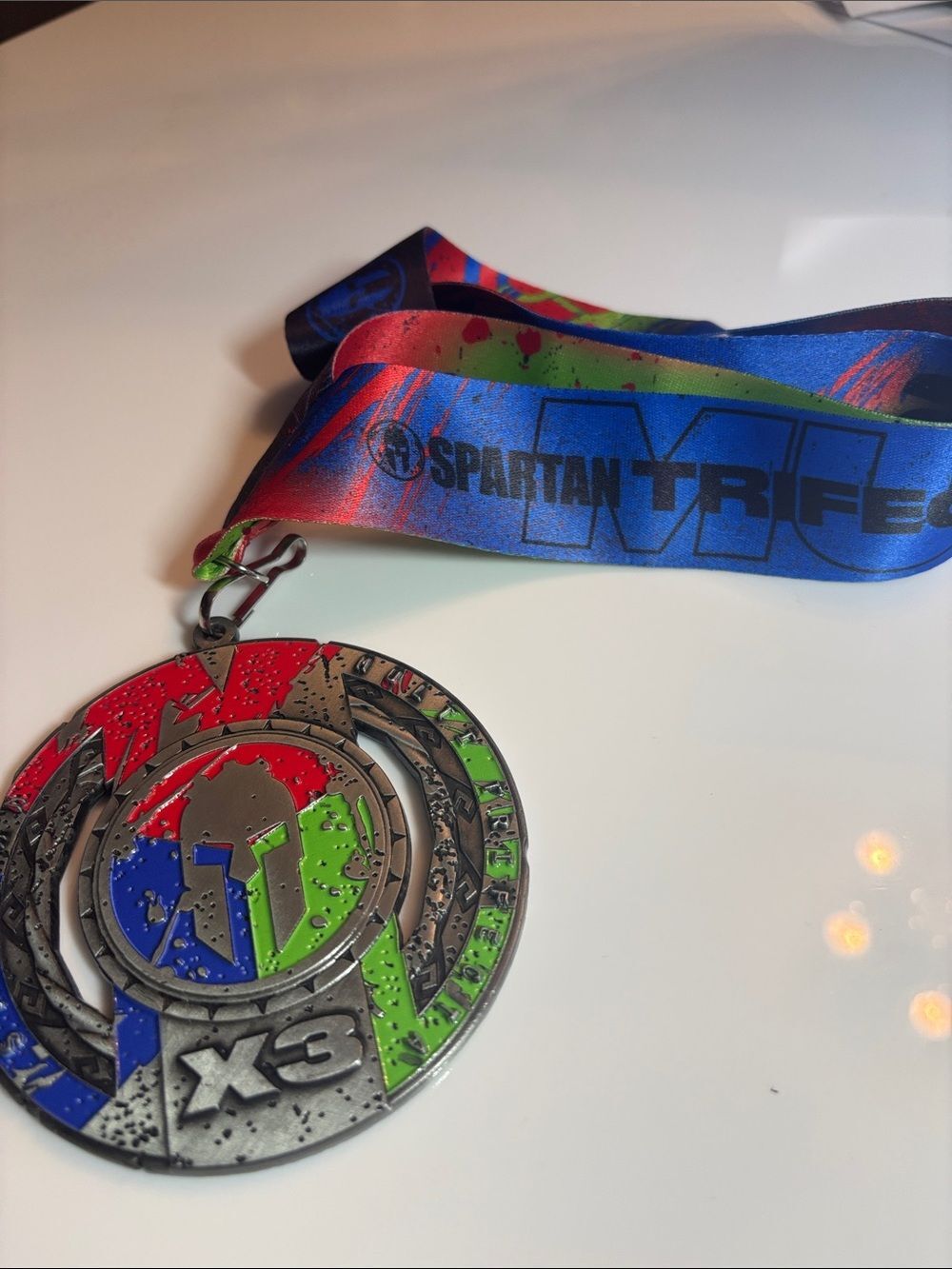Spartan Trifecta 3X Medal 2025 Multifecta